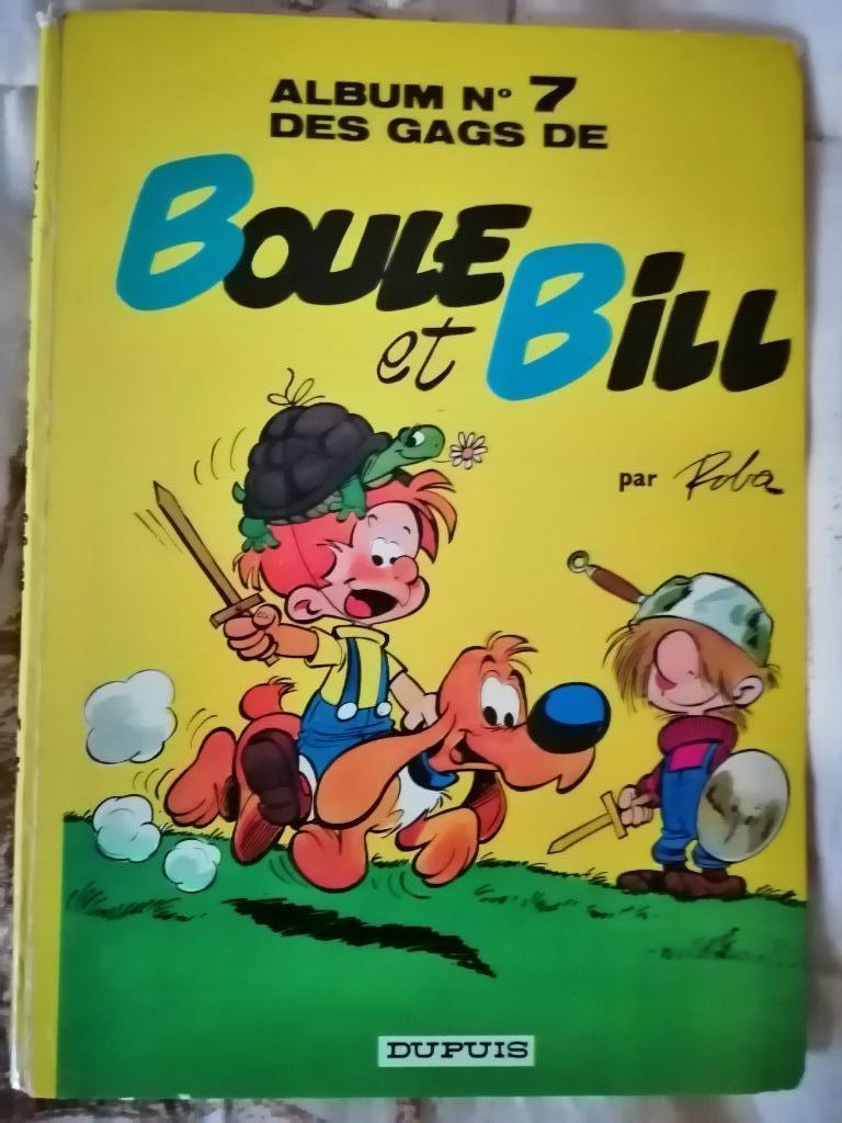 BD Album n 7 des gags de Boule et Bill E.O. 1971 de ROBA, Une BD, Enlèvement ou Envoi, Roba