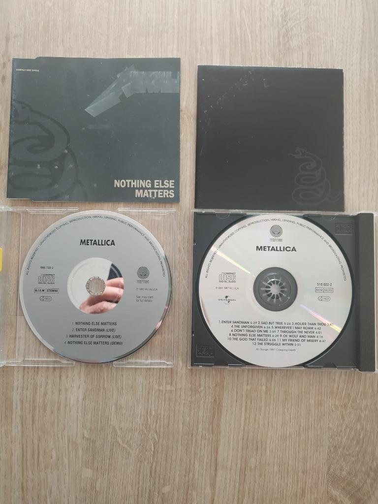 METALLICA  NOTHING ELSE ET METALLICA, Envoi, Comme neuf, Rock and Roll