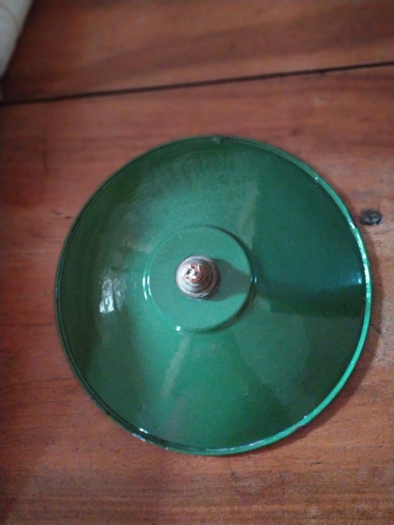 Retro emaille lampenkap, Antiek en Kunst, Antiek | Email, Ophalen of Verzenden