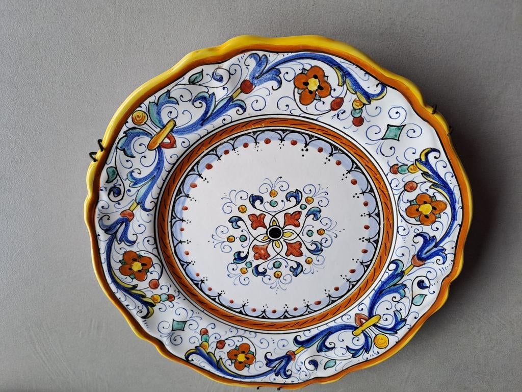 Assiette décorative Deruta, Antiquités & Art, Enlèvement