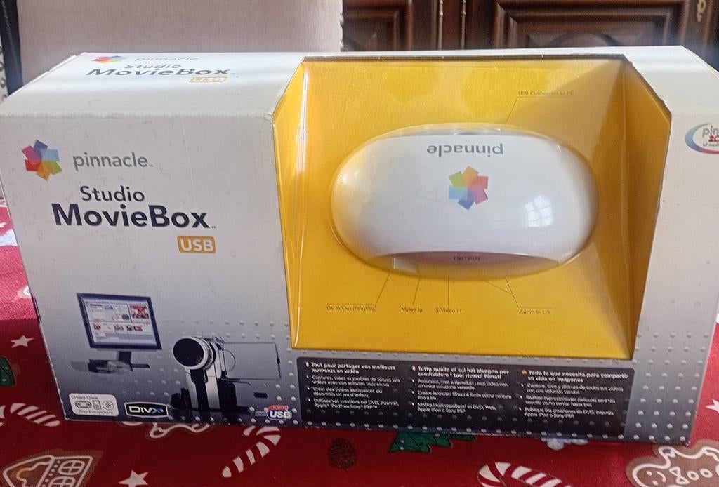 Pinnacle Studio MovieBox 510 USB, F, Informatique & Logiciels, Cartes de capture, Neuf, Enlèvement ou Envoi