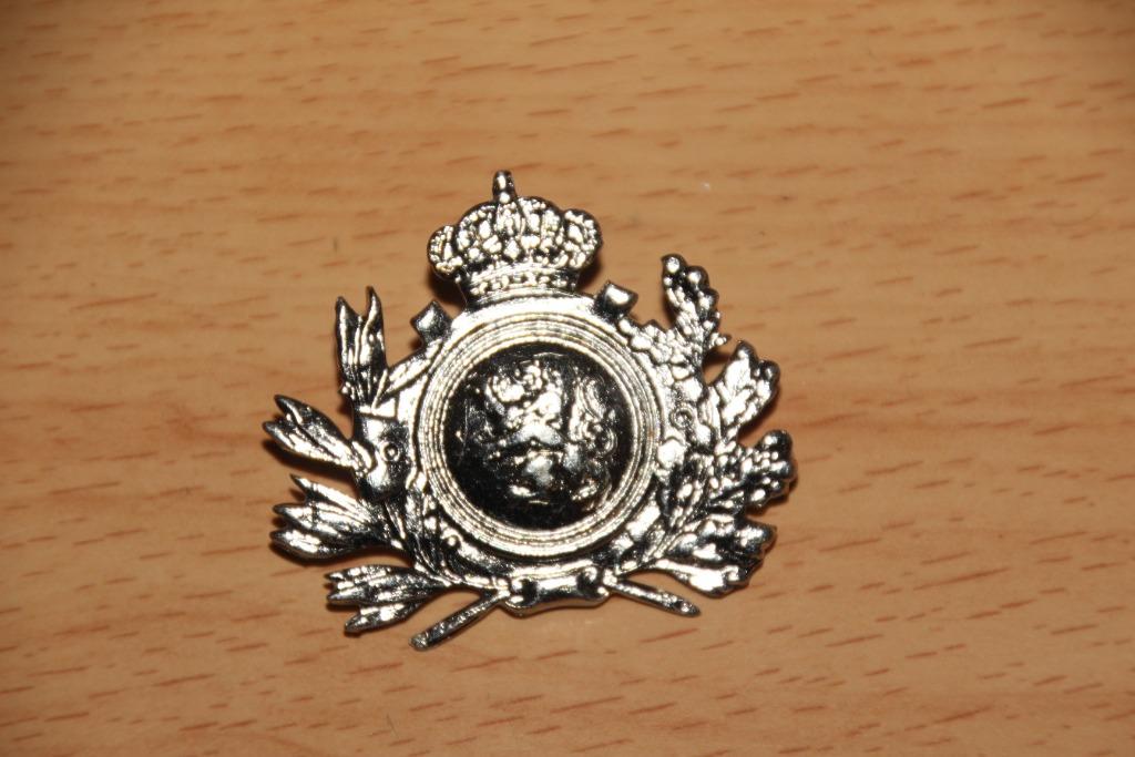 ABL Muts kenteken „Reserve Battalion” (zilver), Verzenden, Landmacht, Embleem of Badge
