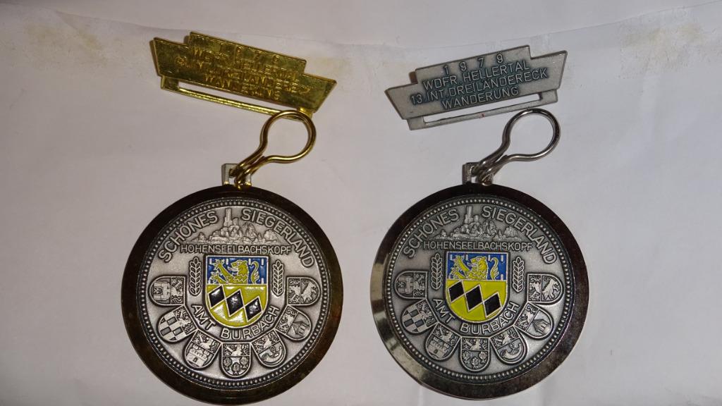 Marsmedaille ABL Schönes Siegerland AMT Burbach, Verzenden, Landmacht, Lintje, Medaille of Wings