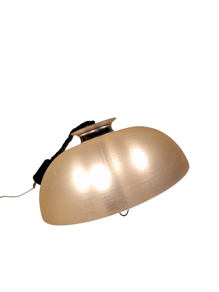 large suspension coupole Doria Leuchten Années 60-70, Enlèvement