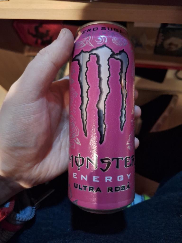 Monster energy ultra rose Leeg, Verzamelen, Blikken, Ophalen of Verzenden