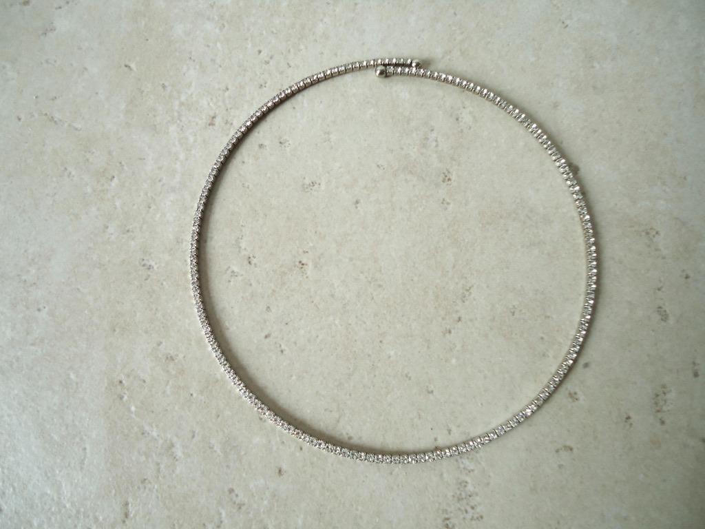 Collier flexible à strass, Enlèvement ou Envoi, Neuf, Avec strass