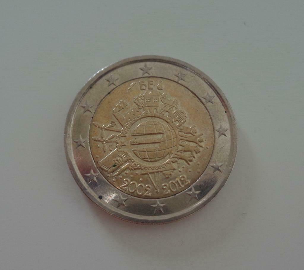 Pièce de monnaie 2 Euros "BE 2002-2012". N 22, Enlèvement ou Envoi, 2 euros