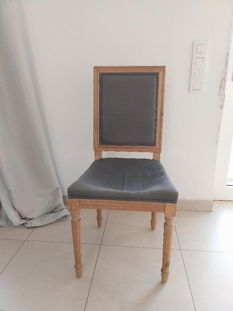 Chaises PR Interiors x8, Gris, Enlèvement, Tissus, Cinq, Six Chaises ou plus