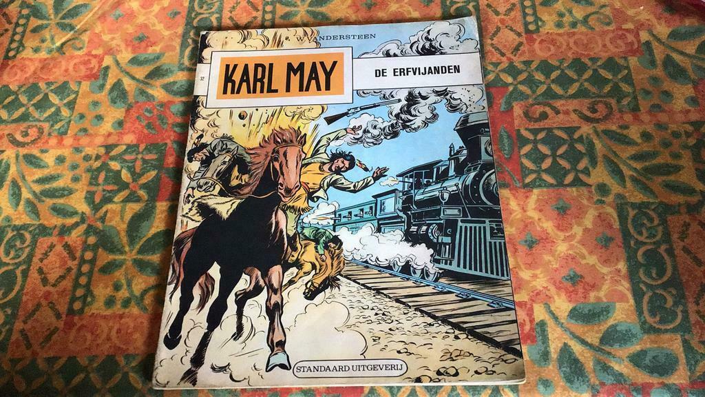 Karl may strip(z8), Eén stripboek, Ophalen of Verzenden, Gelezen, Willy Vandersteen