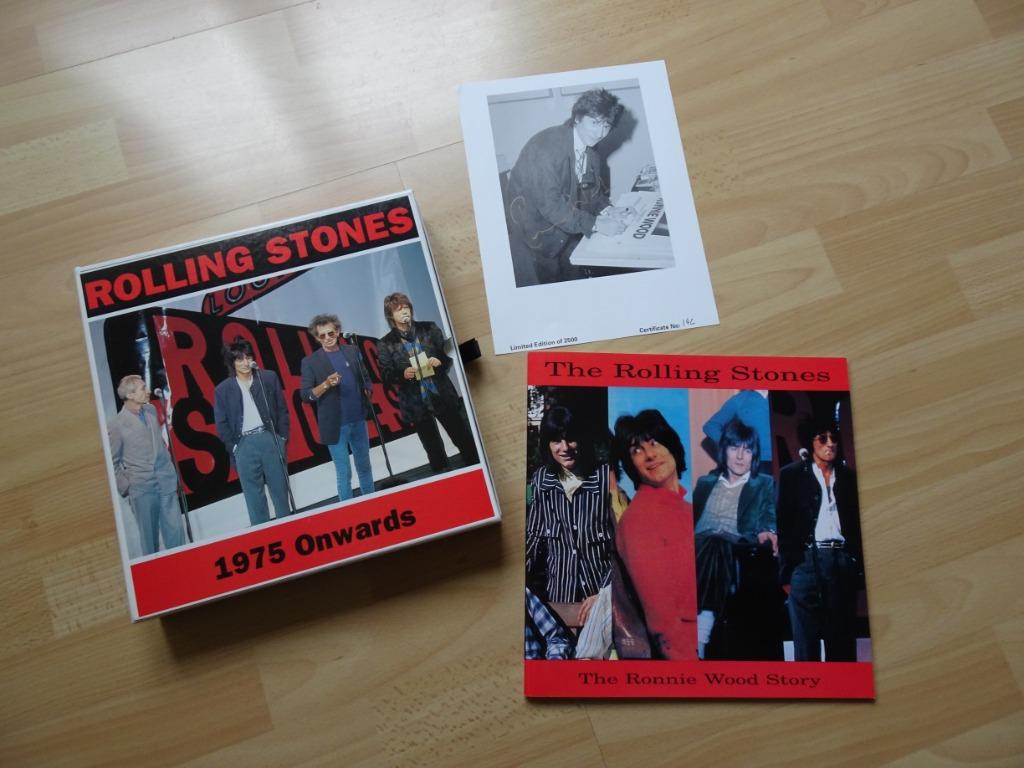 The Rolling Stones / Wood GESIGNEERD Heel zeldzame box!, Ophalen, Zo goed als nieuw