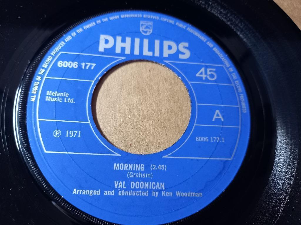 Val Doonican ‎– Morning / Go My Way '7, 7 inch, Single, Ophalen of Verzenden, Zo goed als nieuw