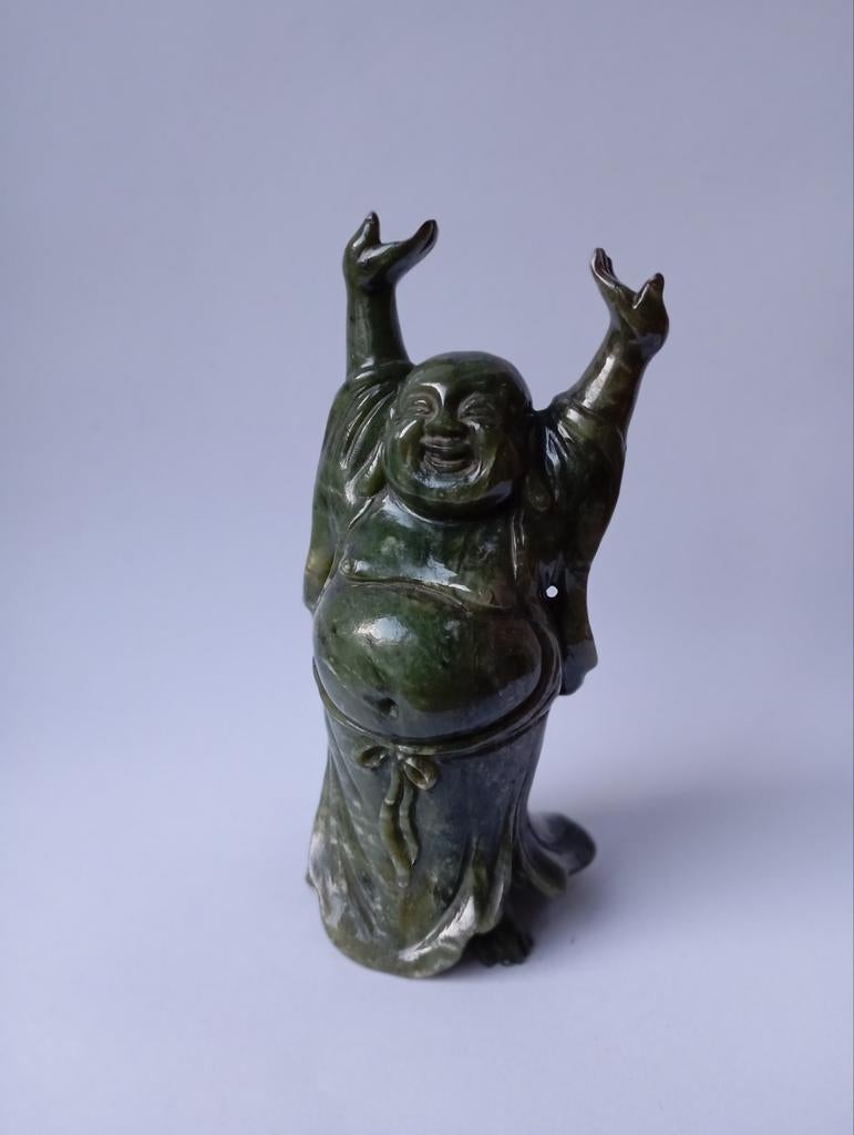 Boeddha in Jade China, Antiek en Kunst, Ophalen of Verzenden
