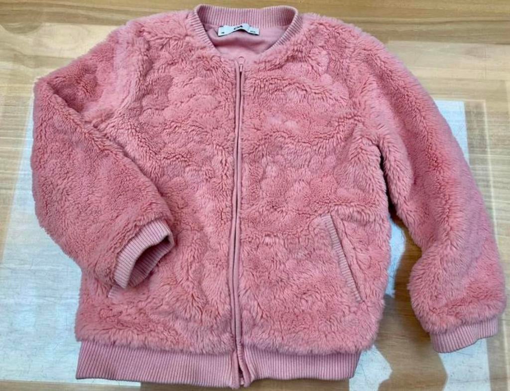 Teddy jas C&A maat 116, Kinderen en Baby's, Kinderkleding | Maat 116, Ophalen of Verzenden, Zo goed als nieuw, Jas