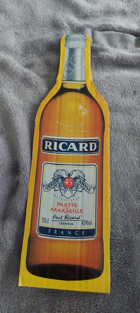 Ricard fles, karton, Ophalen of Verzenden, Zo goed als nieuw