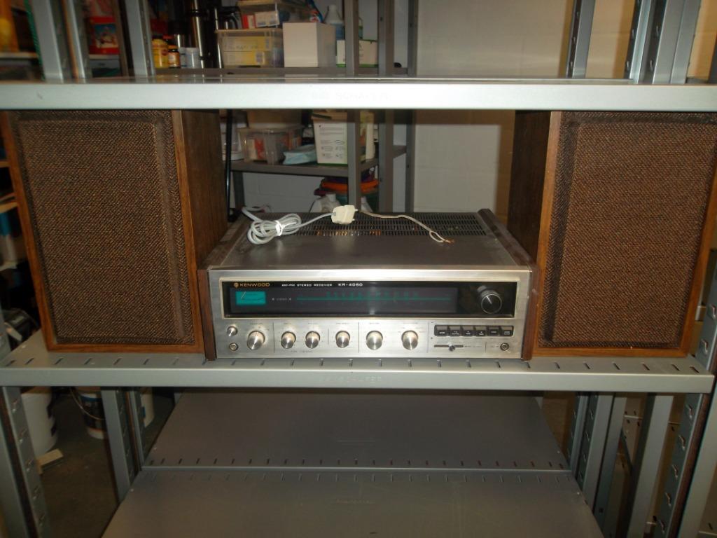 Radio Kenwood avec haut-parleurs, Enlèvement ou Envoi, Utilisé, Radio