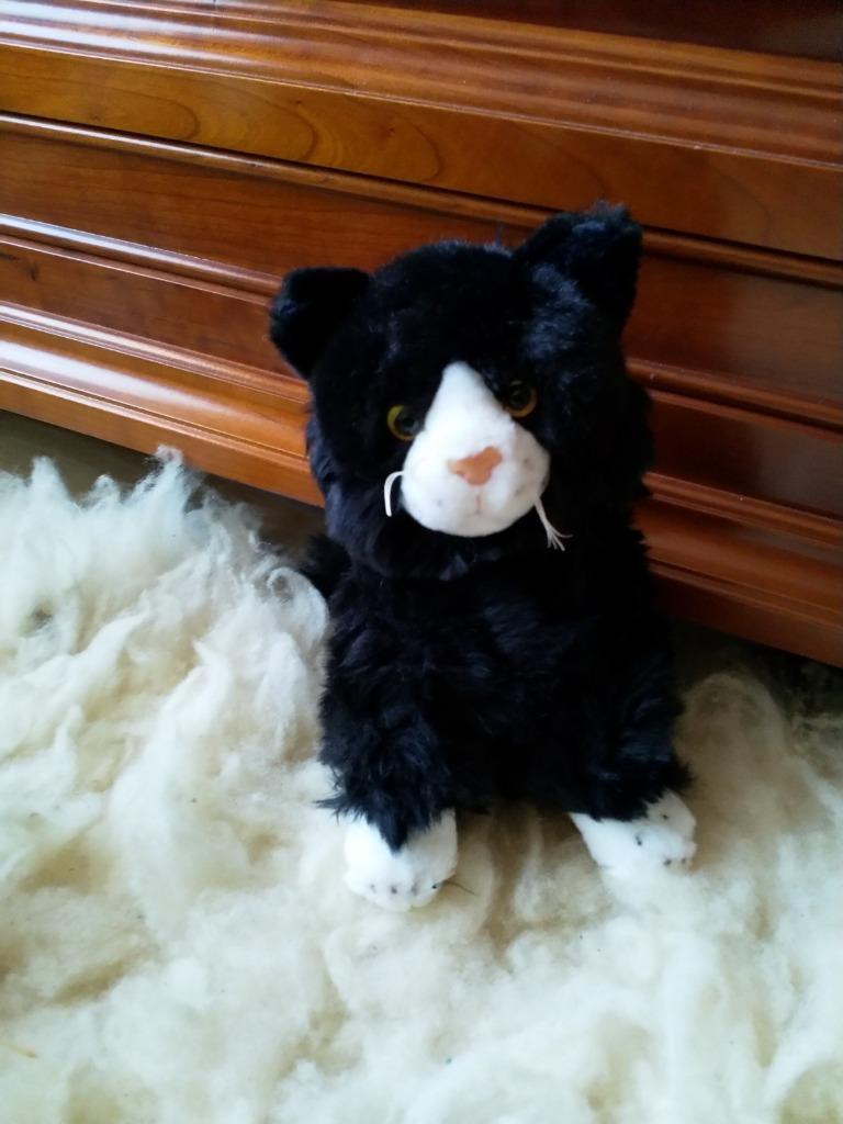 peluche chat 2 pièces de 20 cm de taille, Enfants & Bébés, Jouets | Peluches, Comme neuf, Enlèvement ou Envoi