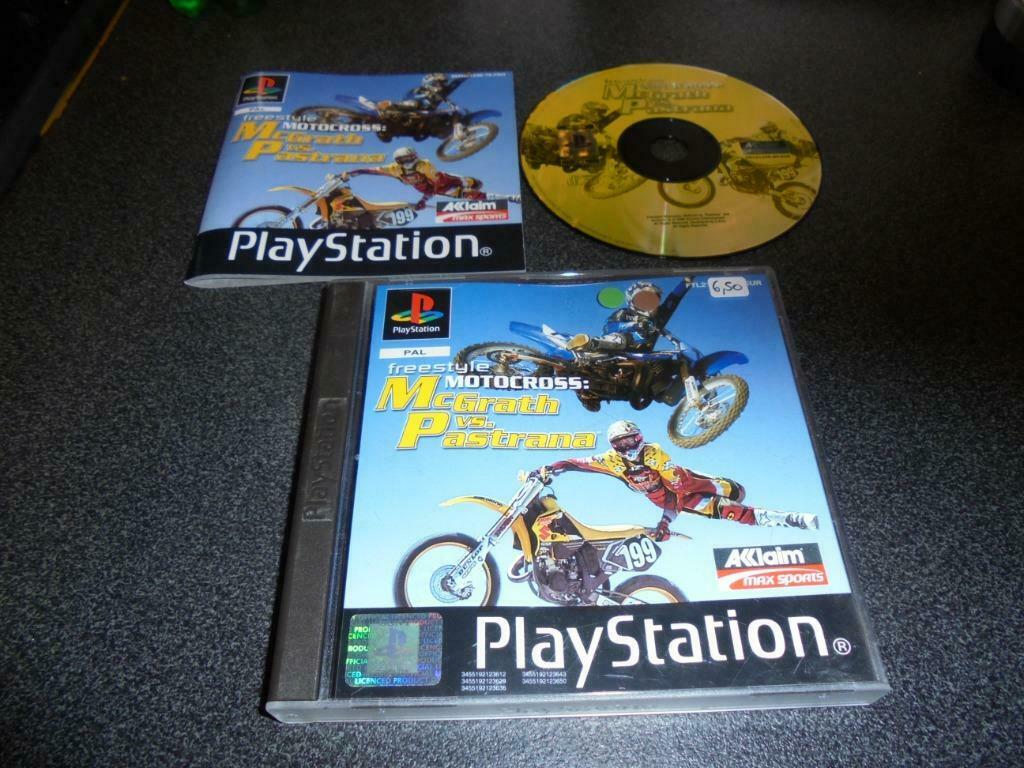 Playstation 1 Freestyle Motocross Mc Grath vs Pastrana (orig, Consoles de jeu & Jeux vidéo, Jeux | Sony PlayStation 1, Enlèvement ou Envoi