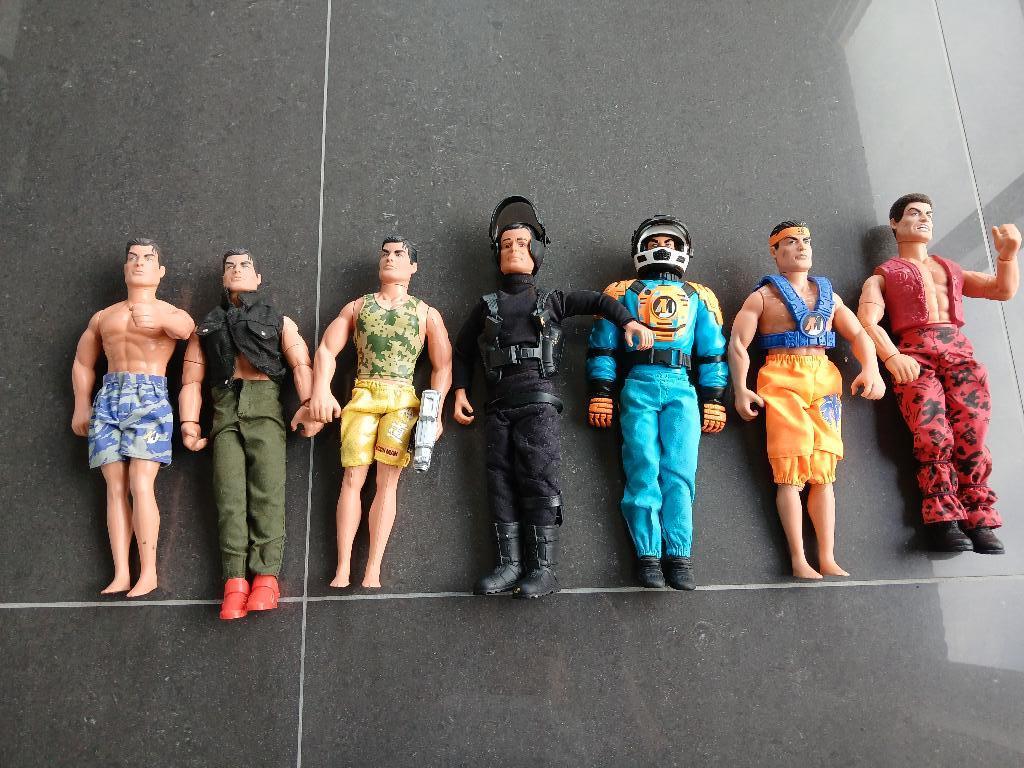 Lot action man vintage 7stx30cm + accessoires, Enlèvement ou Envoi, Comme neuf