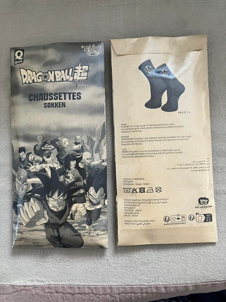 Dragon Ball chausettes sokken kousen 1 paar Quick Hamburger, Verzamelen, Ophalen of Verzenden, Overige figuren, Nieuw, Kleding