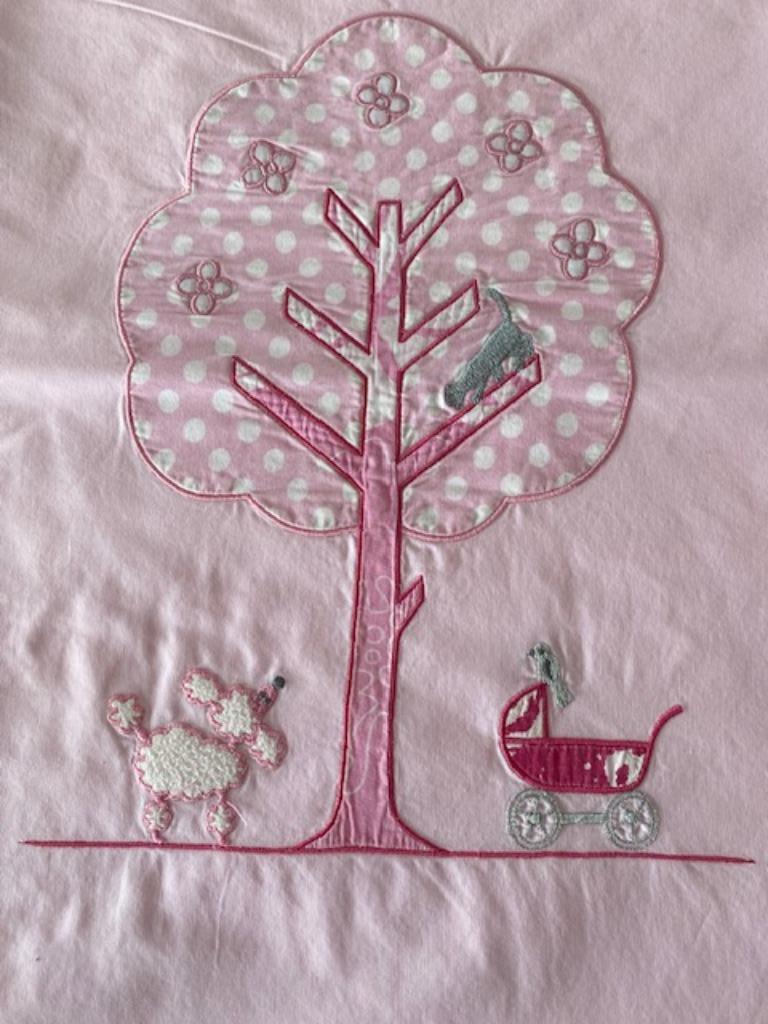 Housse de couette pour enfant en taftan - couleur : rose, Rose, Housse de couette, Enlèvement, Utilisé