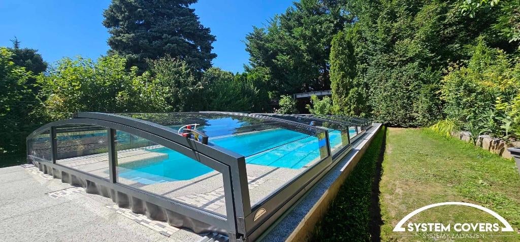 Zwembadoverdekking / pool cover 3,1x7,9x0,8 m , kleur DB703, Tuin en Terras, Ophalen of Verzenden, Nieuw, Overige typen