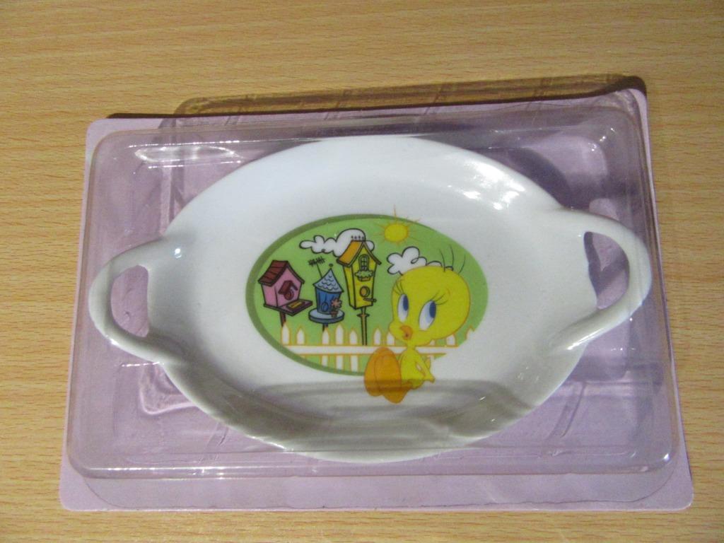 dinette Titi Tweety Editions Atlas plateau type porcelaine, Enlèvement, Looney Tunes, Neuf