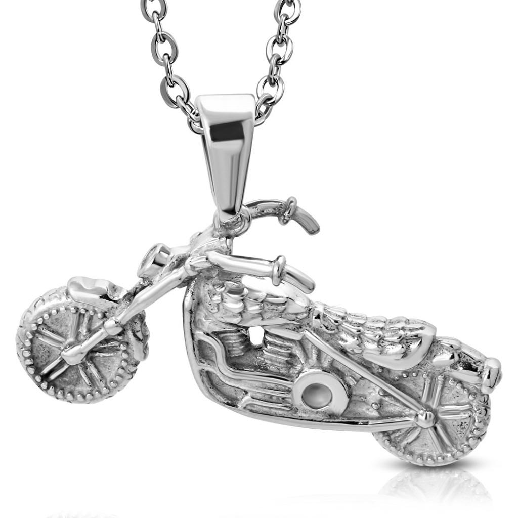 Pendentif en acier inoxydable en forme de moto, Enlèvement ou Envoi, Neuf