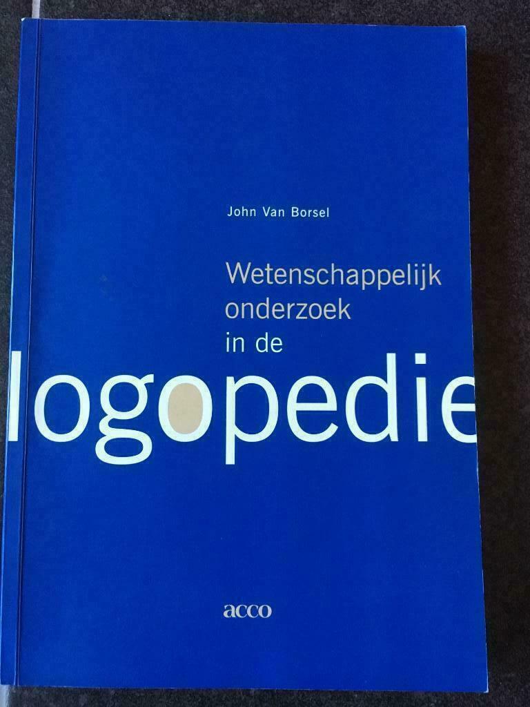 Wetenschappelijk onderzoek in de logopedie, Ophalen of Verzenden, Zo goed als nieuw, Hoger Onderwijs