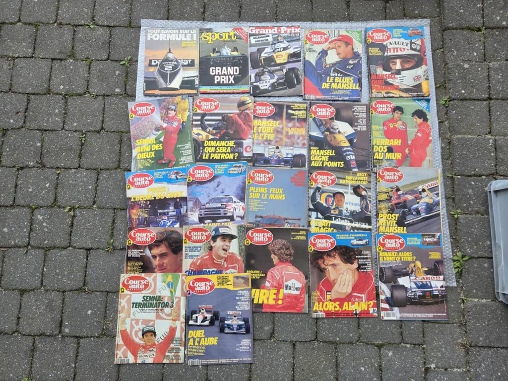 Lot 22x Course Auto + Formule 1 Magazine, Enlèvement ou Envoi, Utilisé