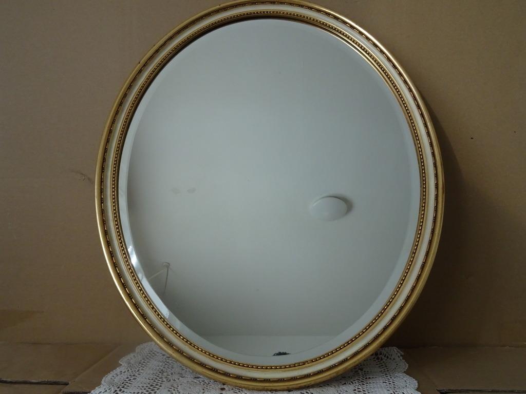Vintage facet geslepen spiegel Pieterman Inter Art 44x54cm, Huis en Inrichting, Woonaccessoires | Spiegels, Minder dan 50 cm, Ophalen of Verzenden