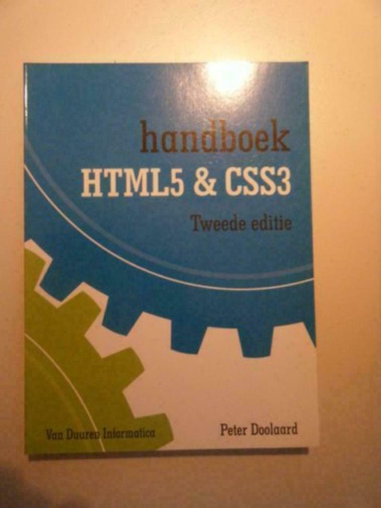 Handboek HTML5 & CSS3, Boeken, Studieboeken en Cursussen, Ophalen, Alpha, Gelezen, Hogeschool
