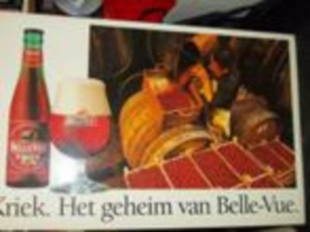 Beersign.Reclame.Gueuze.Geuze.Kriek.Belle - Vue, Ophalen of Verzenden, Zo goed als nieuw, Reclamebord