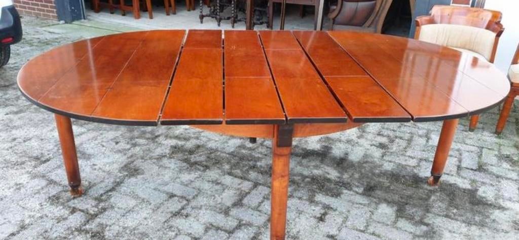 Schuitema jugendstil  eettafel, Ophalen