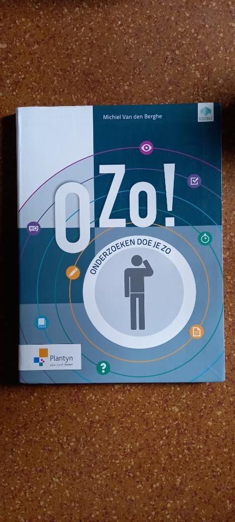 O zo ! Plantyn Psychologie en sociologie OZO, Enlèvement ou Envoi, Comme neuf, Secondaire, Autres matières