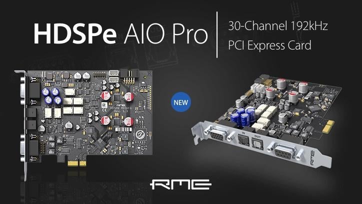 RME hdspi aio Pro, Enlèvement ou Envoi, Comme neuf, Interne, Rme