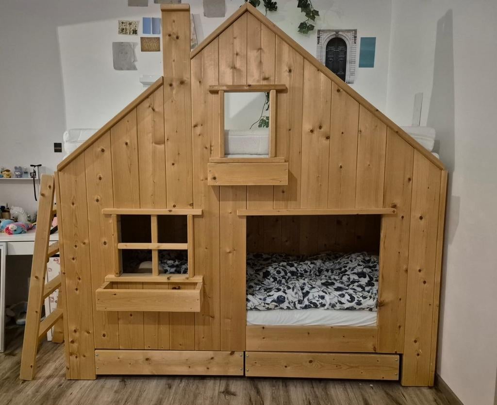 Lit cabane en bois pour 2 enfants, Enlèvement