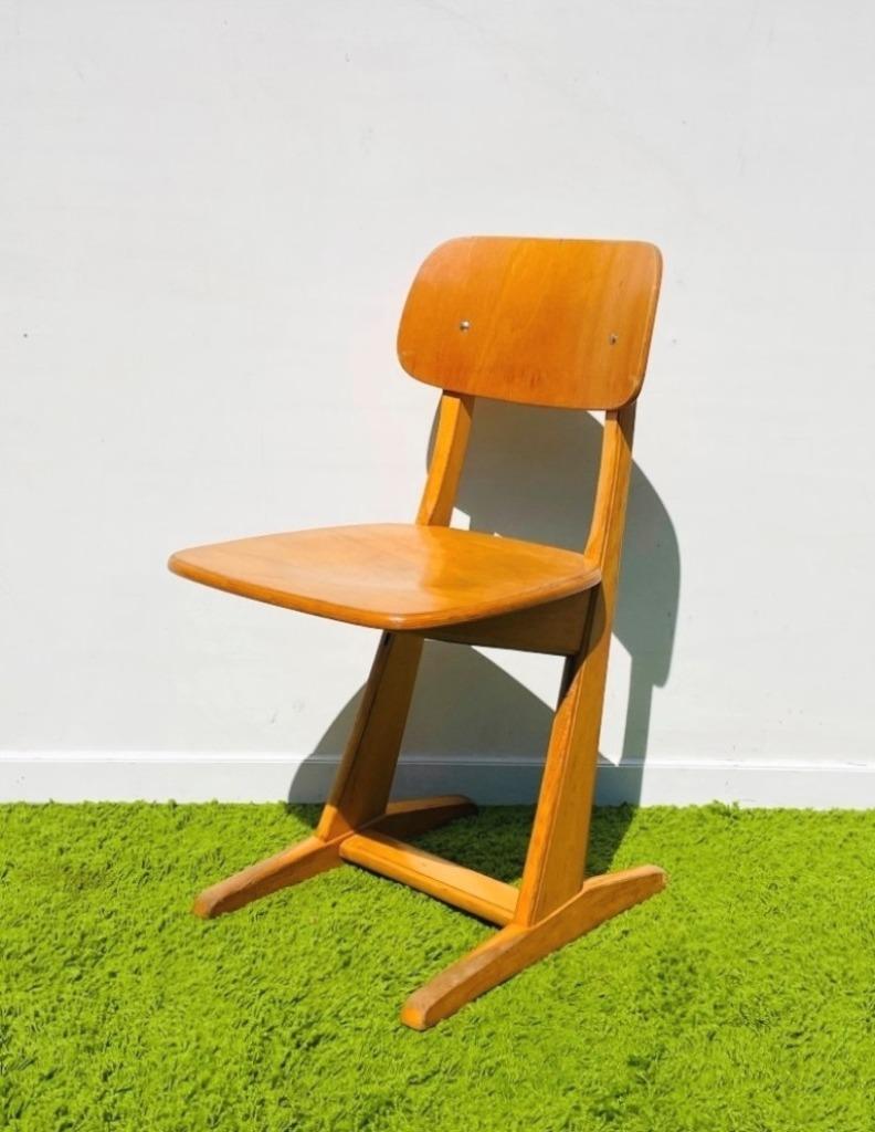 Chaise d'école Casala ~ Vintage 60s ~ Schooltoel, Enfants & Bébés, Chambre d'enfant | Tables & Chaises, Enlèvement ou Envoi