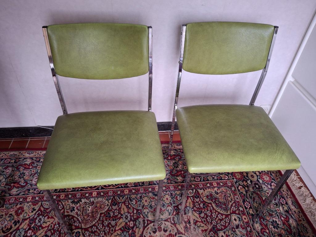 vintage stoelen, Ophalen, Twee, Overige kleuren, Zo goed als nieuw