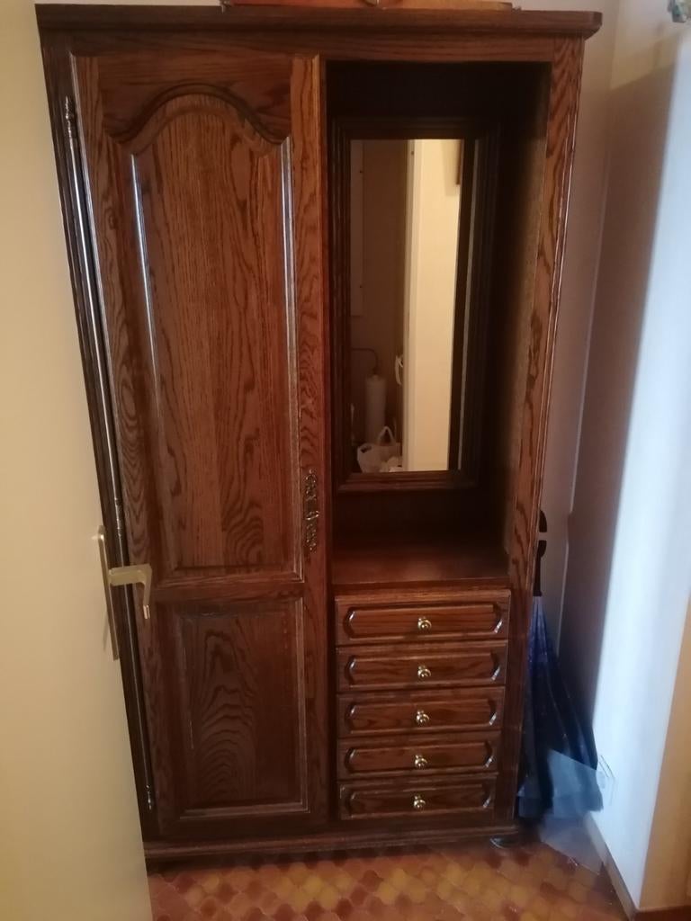 Vestiairekast, Ophalen, Gebruikt