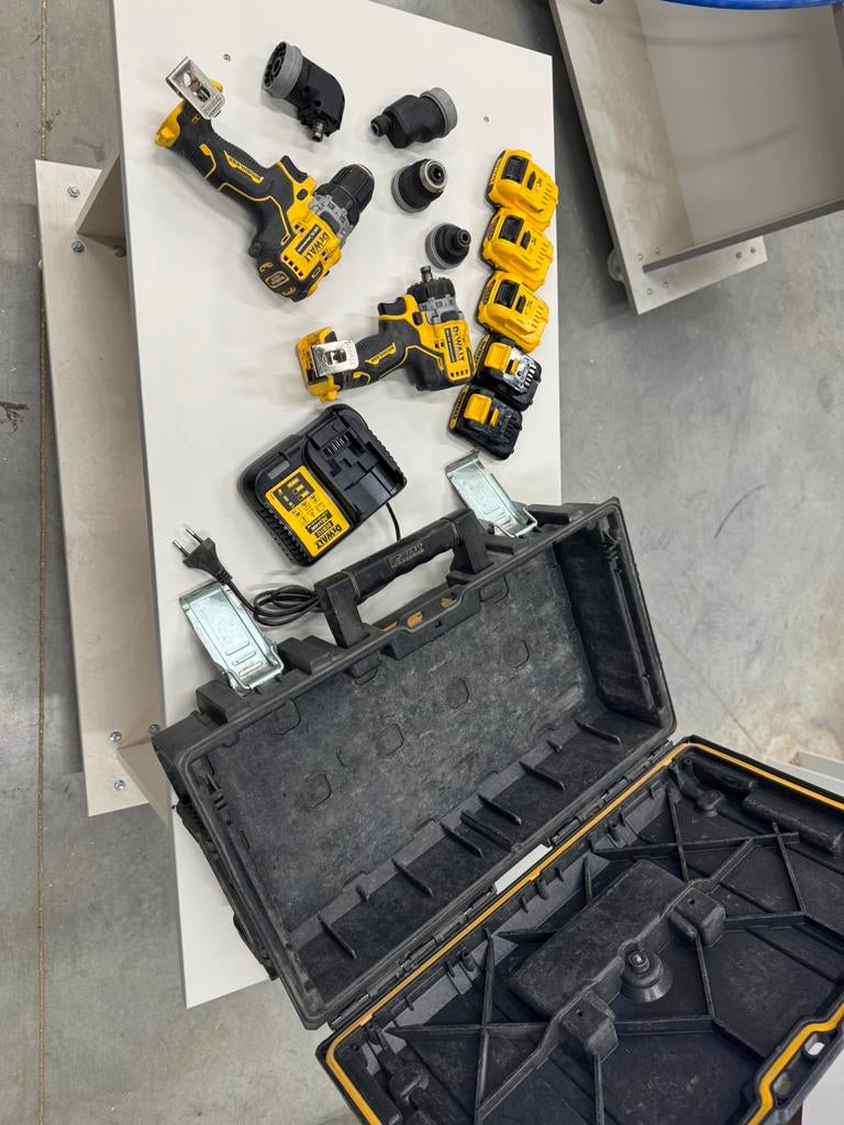 Dewalt DCD701 en DCD703 schroefboormacines 12v, Ophalen, Zo goed als nieuw