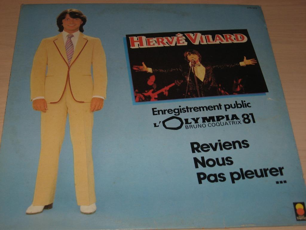 Disque vinyl 33 tours Hervé Vilard olympia 81, Enlèvement ou Envoi, Comme neuf