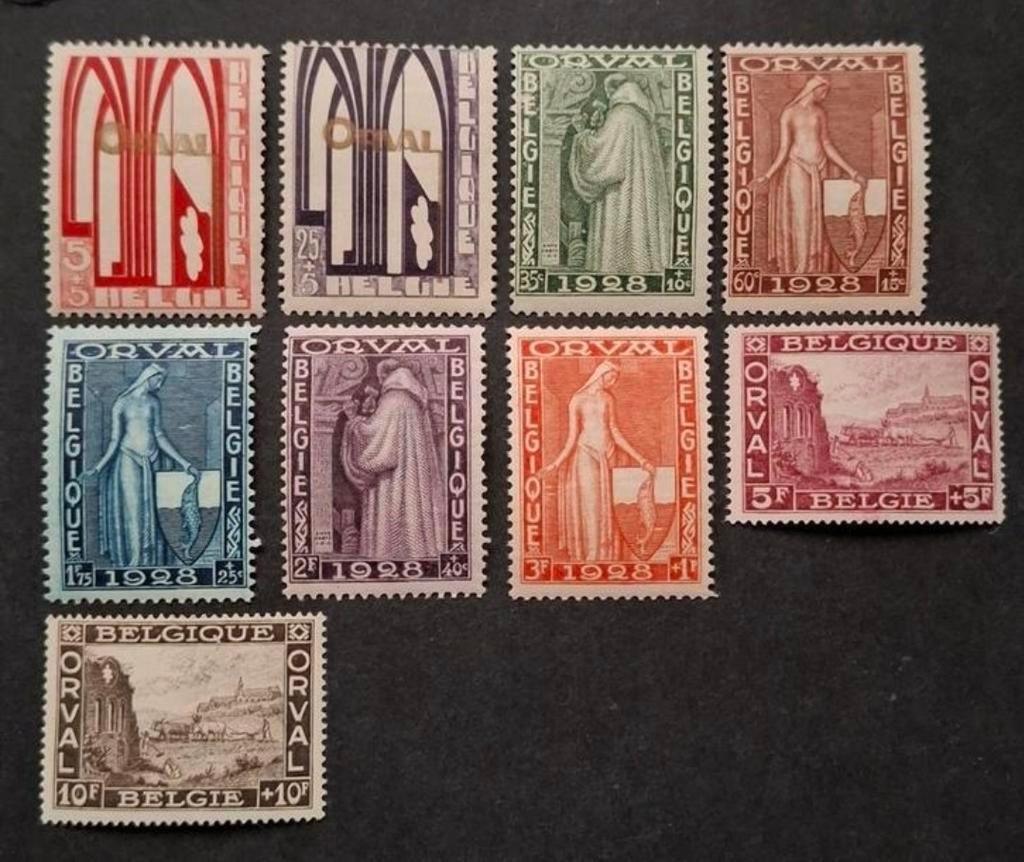 Belgique : COB 258/66 ** Premier Orval 1928, Sans timbre, Neuf, Enlèvement ou Envoi, Non oblitéré