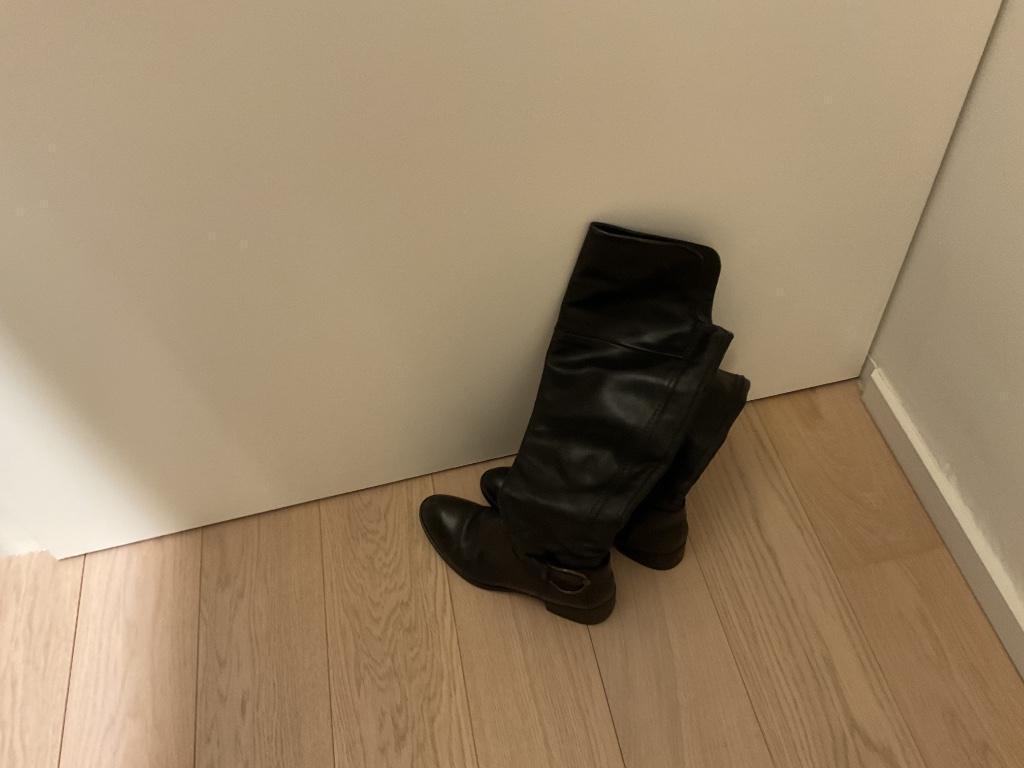 Knielaarzen, Hoge laarzen, Zwart, Ophalen of Verzenden, Gedragen