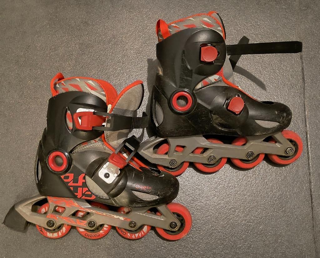 Inline skates Oxelo, Kinderen en Baby's, Kinderen, Ophalen of Verzenden, Verstelbaar, Gebruikt