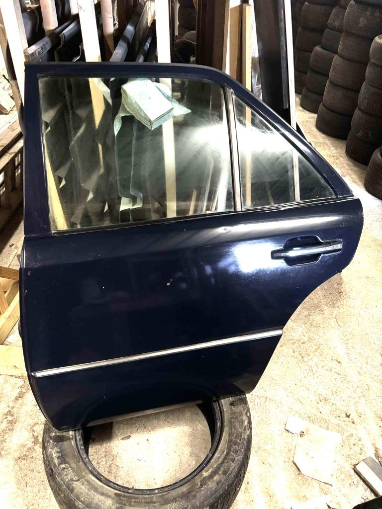 Porte arrière gauche Mercedes W124 classe E de 1994, bleue, Arrière, Mercedes-Benz, Enlèvement, Utilisé