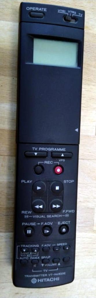 Télécommande Hitachi VT-RM823E, Enlèvement ou Envoi, Utilisé, Originale, VHS