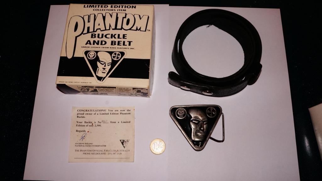 CEINTURE « THE PHANTOM » - COLLECTOR, Enlèvement ou Envoi, Utilisé, Autres sujets/thèmes, Insigne ou Pin's