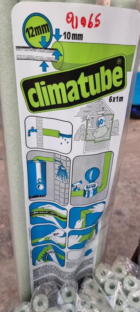 climatube 12 - 10 buis isolatie (groot lot), Ophalen of Verzenden