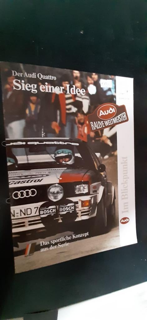 Audi Quattro Rallye WELTMEISTER, Enlèvement ou Envoi, Comme neuf, Audi