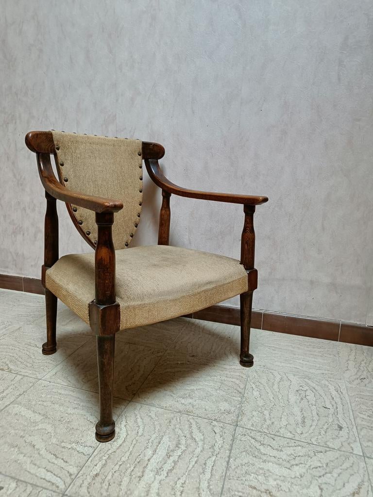Antiek brutalist fauteuil / relax zetel /, Ophalen